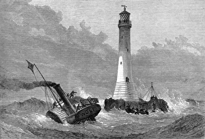 The Keepers arriving at Wolf Rock Lighthouse, 1870 The Keepers arriving at Wolf Rock Lighthouse, 1870