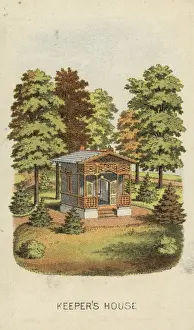 American Landscape Prints: Keepers house