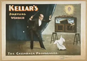 Vintage Magic Posters Prints: Kellars startling wonder