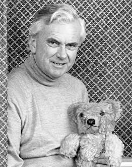 Kenneth Kendall Print - A photograph of a retired British broadcaster