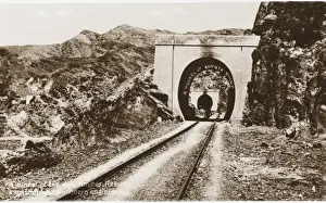 Tunnel Prints: Khyber Pass Print - New Khyber Railway Tunnel, 1919