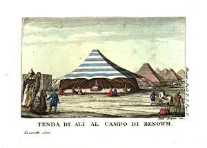 King Ali's tent at Benowm, Kingdom of Ludamar King Ali's tent at Benowm, Kingdom of Ludamar