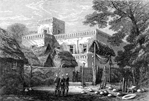 The King of Ashantis Palace at Kumasi, 1874 The King of Ashantis Palace at Kumasi, 1874