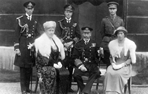 King George V and family; early 1920s King George V and family; early 1920s