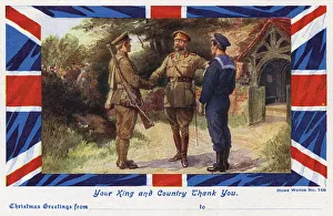 King George V offering thanks to the Army and Navy - WWI King George V offering thanks to the Army and Navy - WWI
