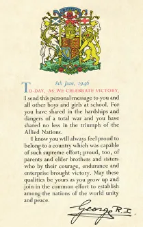 King George VI - Thanking British Children King George VI - Thanking British Children