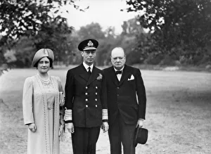 King George VI and Winston Churchill, 1940 King George VI and Winston Churchill, 1940