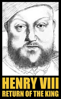 King Henry VIII portrait - T-shirt / poster print design King Henry VIII portrait - T-shirt / poster print design