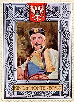 Prints of KING NICOLAS (NIKOLA). I of Montenegro (1841 - 1921) Montenegro Prints: King of Montenegro Print: King Nicolas I (1841-1921)
