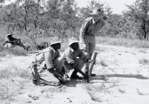 King?s African Rifles training with a light mortar, 1956 King?s African Rifles training with a light mortar, 1956