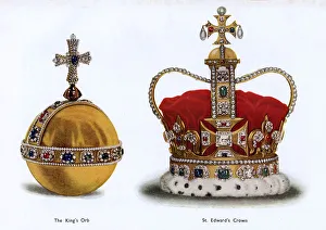 The King's Orb and St Edward's Crown - The Crown Jewels The King's Orb and St Edward's Crown - The Crown Jewels