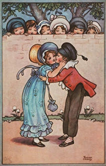 Kissing couple observed, by Florence Hardy Kissing couple observed, by Florence Hardy