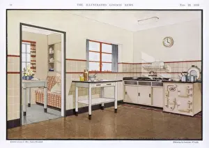 Aga Cooker Print 1936