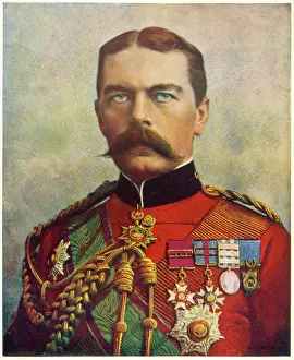 Prints of Horatio, Lord Kitchener 1st Earl Kitchener of Khartoum Soldier Generals And Leader Prints: Lord Kitchener Print
