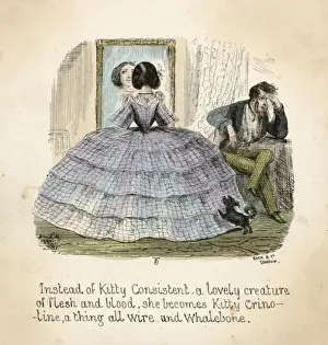 Mary Evans Print: Kitty Admires Herself