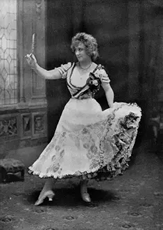 Kitty Loftus Print: English Actress and Singer, 1899