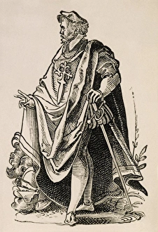 Knight of the Order of Santiago. Illustration Knight of the Order of Santiago. Illustration