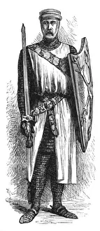 19th Century Knights Templar Print