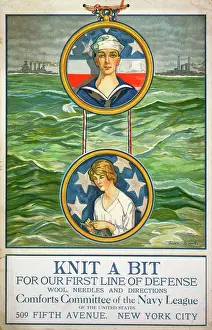 Knit a Bit Print, 19th Century
