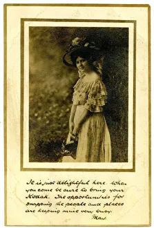 Kodak Folding Camera publicity postcard Kodak Folding Camera publicity postcard