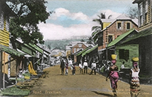 Krootown Road, Freetown, Sierra Leone, West Africa Krootown Road, Freetown, Sierra Leone, West Africa
