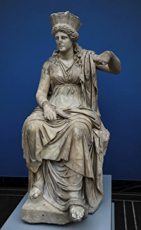 Kybele. Formiae in Campania. C. 60 BC. Marble Kybele. Formiae in Campania. C. 60 BC. Marble