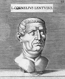 Ancient Roman Politician Prints: L Cornelius Lentulus