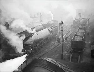L.N.E.R. Steam Locomotive 'Hush-Hush' Print