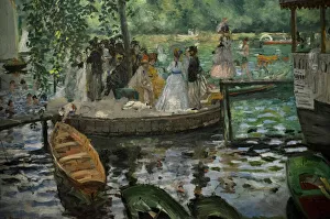La Grenouillere, 1869, by Pierre-Auguste Renoir La Grenouillere, 1869, by Pierre-Auguste Renoir