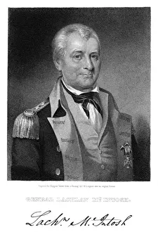Lachlan McIntosh Print, American Revolutionary Soldier