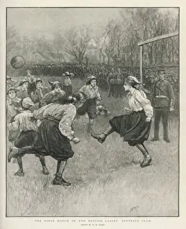 Early Ladies Football Club Print