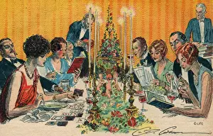 Women Distracted from Male Conversation, 1927 Print