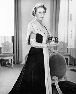 Lady Delamere in her Coronation outfit Lady Delamere in her Coronation outfit