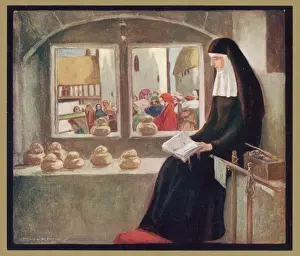 Prints of Lady Julian of Norwich Mystic Norfolk Prints: Lady Julian of Norwich Mystic Print