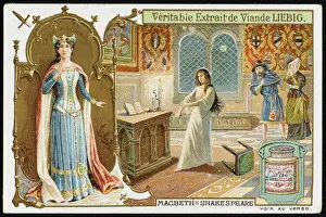 Victorian Era Art Prints: Lady Macbeth / Liebig