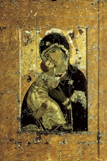 Our Lady of Vladimir. beg. 12th c. Icon moved Our Lady of Vladimir. beg. 12th c. Icon moved