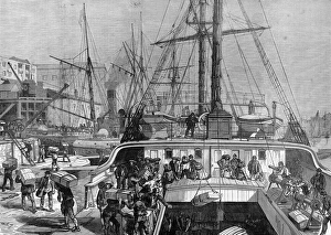 Landing Oranges at Fresh Wharf, London Bridge, 1874 Landing Oranges at Fresh Wharf, London Bridge, 1874
