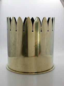 Large German Howitzer shell-case in form of a jardiniere Large German Howitzer shell-case in form of a jardiniere
