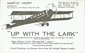 Vintage Promotional Postcards Prints: Up With The Lark