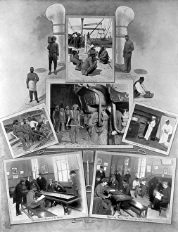 Lascar Seamen at work and at rest, 1906 Lascar Seamen at work and at rest, 1906