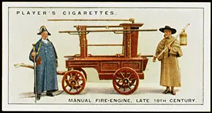 Fire Engine History Prints: Late C18 Fire Engine