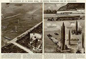 Launching of V2 rocket bombs by G. H. Davis Launching of V2 rocket bombs by G. H. Davis