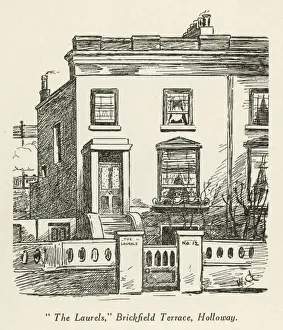 The Laurels Print: Brickfield Terrace, Holloway