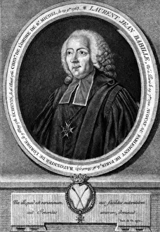 Larousse Prints: Laurent Jean Babille French Avocat Print, 1712
