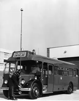 London Fire Brigade Mobile Control Unit Print