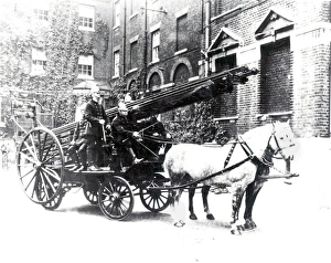 LCC- MFB horse drawn escape cart and ladder LCC- MFB horse drawn escape cart and ladder
