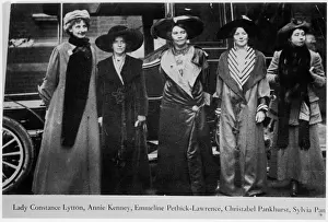 Suffragette Prints: Leading Suffragettes Print: A Group Portrait