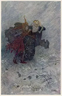 King Lear Art Prints: Lear and the Fool