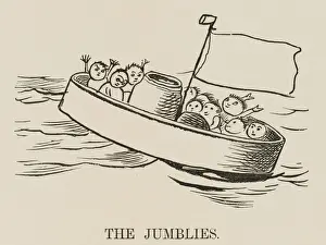 Prints of THE JUMBLIES The Jumblies go to sea in a sieve on a stormy day L Prints: The Jumblies Print: A Sieve on a Stormy Day