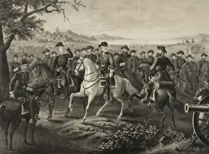 General Robert E Lee Prints: Lee and his generals